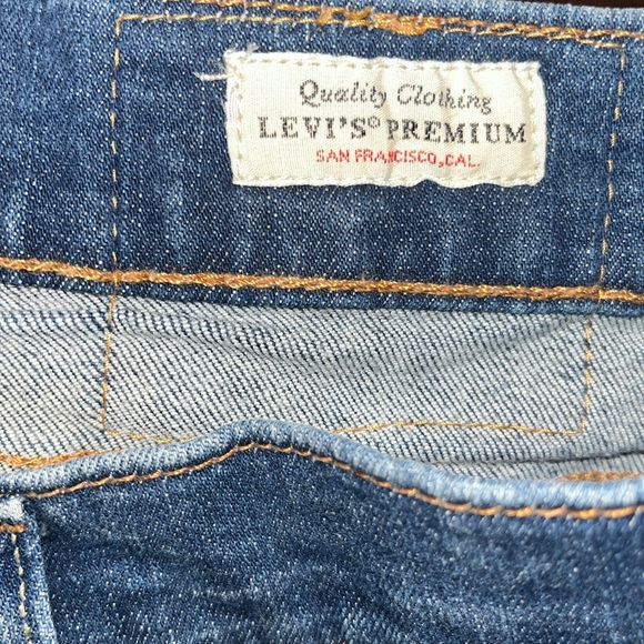 Levi's Lot 512 Big E Premium Blue Denim Jeans Size 34 - Picture 12 of 16